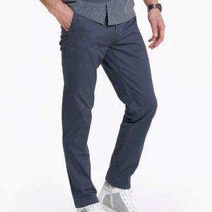 Vuori Collins Chino Azure Blue 30x31